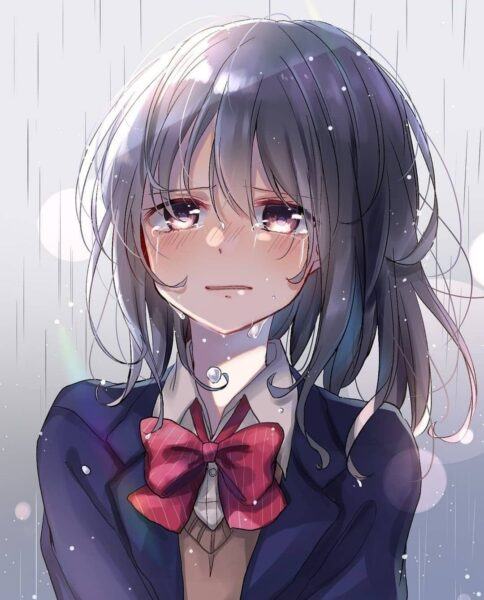 Hình ảnh chân dung anime buồn, cô đơn, đẹp nhất