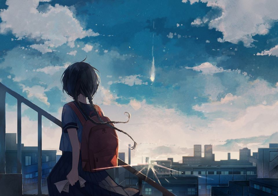 Phong cảnh buồn, cô đơn trong thế giới anime