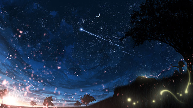 Hình ảnh bầu trời đêm đầy sao lung linh