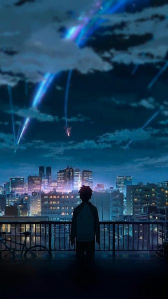Ảnh phong cảnh anime trong thành phố