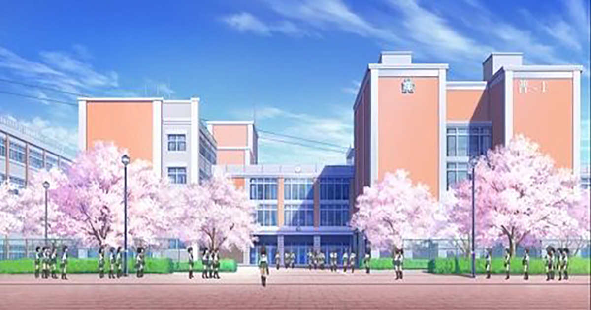 Trường học anime đẹp